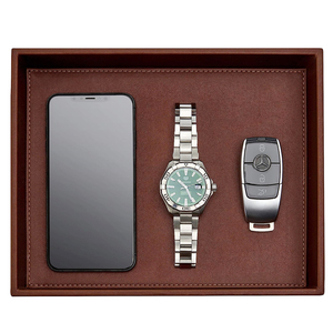 Tùy Chỉnh Máy Tính Để Bàn Văn Phòng Phẩm PU Tổ Chức Văn Phòng Kit Chủ Thiết Lập Lưu Trữ Hộp Da Đa-Chức Năng Bàn Tổ Chức - Product Image 5