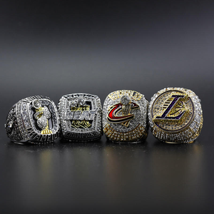 Anillos de campeón de baloncesto al por mayor LeBron James Memorabilia 2012 2013 2016 2020 4 piezas juego de anillos de Campeonato - Product Image 2