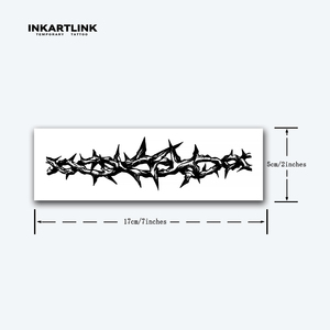 Pegatina de <span class=keywords><strong>Tatuaje</strong></span> de Pulpa de Fruta de Alta Calidad, Duración de 15 Días, Diseño de Espinas, Impermeable, Arte Corporal para Hombres y Mujeres, Suministro al por Mayor - Product Image 4