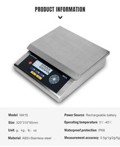 스테인레스 Led 하이 30kg 그램 스틸 랩 계량 저울 제조업체 용 정밀 5kg 계량 저울 제조업체 - Product Image 2