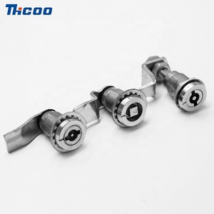 Hợp kim kẽm cơ thể khóa cerradura tủ điện tam giác đôi bit quý lần lượt <span class=keywords><strong>cam</strong></span> khóa - Product Image 2