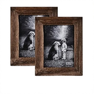 Natural Solid <b>Wood</b> <b>Photo</b> <b>Frame</b> With High Definition Glass For Desk Standing Wall Hanging Home Farm House Decor Display - Product Image 1