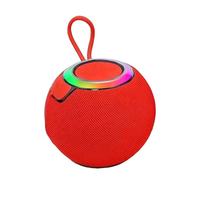 Haut-parleur Bluetooth léger RGB LED Subwoofer Mini haut-parleur de bureau Microphone utilisation en plein air haut-parleur sans fil