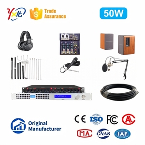 Émetteur <span class=keywords><strong>FM</strong></span> sans fil extérieur YXHT-1, 50W, compatible avec les appareils de studio de diffusion complets - Product Image 1