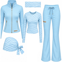 Ensemble de Blouses Médicales de Haute Qualité pour Hôpital, en Polyester et Spandex, pour Infirmières et Hommes, Uniformes Personnalisables avec Cordon de Serrage