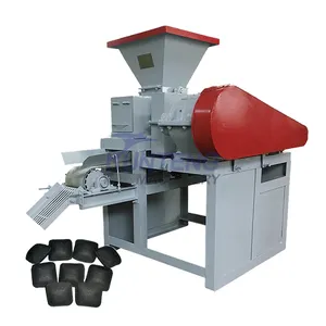 2024 Bamboe Olijf Afvallen Briket Pers Machine Extruder Machine Voor Houtskool Briket Maken Machine Productielijn