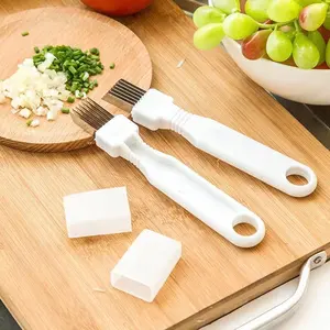 Time-Saving Vegetal Shredding Ferramenta Cozinha Gadgets para Brotos Batata Stainless Steel Scallion Knife Blooming Onion Cutter Sc