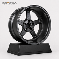 Jantes en alliage SOTEXA Deep Dish 15 16 17 pouces 4x100 35mm ET et 40mm Offset Te37 en alliage d'aluminium pour application sur le marché secondaire