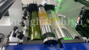 6 8 colores rollo a rollo Automático Horizontal Servo completo Impresora flexográfica máquina de impresión para etiqueta autoadhesiva - Product Image 6