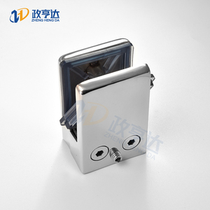 Support de fixation moderne en acier inoxydable 304/316 pour étagère, pince carrée pour verre de 16-18 mm - Product Image 6