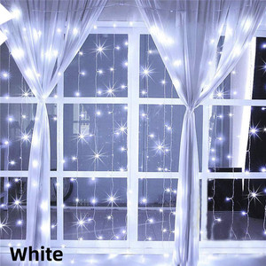 3x3 A MENÉ les quirlandes Électriques de Glaçon Lumière Plug UE Guirlande Rideau LED Lampe de Ficelle De Noël Décoration Extérieure/Intérieure - Product Image 2