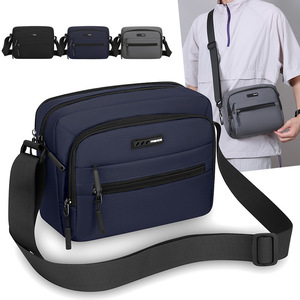 Bolso Bandolera de Moda, Estilo Urbano Simple, Ligero, para Hombre, Casual y de Negocios - Product Image 6