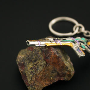 มินิ valorant พวงกุญแจสะสมโลหะโมเดลปืนของเล่น gaiaa's <span class=keywords><strong>Vengeance</strong></span> glitchpop valorant พวงกุญแจ - Product Image 4