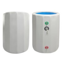 Baignoire à glace gonflable en PVC DLKT pour 1 à 2 personnes, forme ovale, pour la cryothérapie