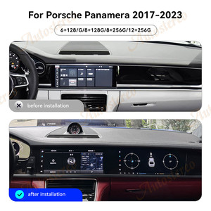 Système multimédia Android à double écran pour Porsche Panamera 2017-2023, autoradio, lecteur multimédia, Carplay, GPS, écran d'affichage du copilote - Product Image 3
