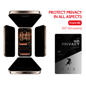 120x180mm pantalla curva <span class=keywords><strong>hidrogel</strong></span> Anti Peep 360 ° HD película protectora de pantalla de privacidad - Product Image 2