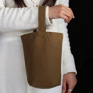 Sac fourre-tout en toile de coton pliable écologique pour femme, motif personnalisé, mini sac de courses réutilisable imprimé sérigraphié, vente en gros - Product Image 6