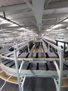 Ленточный сортировщик Truelisort с перекрестными лентами, нержавеющая сталь, резиновая лента, огнестойкий, регулируемая скорость, для <span class=keywords><strong>B2C</strong></span> электронной коммерции и производственных предприятий - Product Image 2