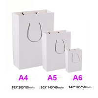 Boîtes et sacs cadeaux personnalisés en papier de sublimation A4 A5 A6, boîtes de rangement pliables en carton pour vêtements, design moderne et simple