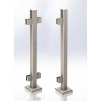 Cristal Balustrades En Acier Inoxydable Mains Courantes Post Pour La Conception D'escalier