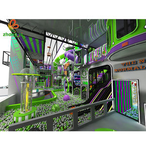 สนามเด็กเล่นในร่มเชิงพาณิชย์พร้อมอุปกรณ์สไลเดอร์ ศูนย์รวมอุปกรณ์สวนสนุกสำหรับเด็ก - Product Image 3