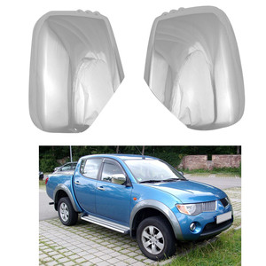 Mitsubishi Triton ฝาครอบกระจกมองหลัง L200รถยนต์, อุปกรณ์เสริมโครเมียมสำหรับ2005 2008 <span class=keywords><strong>2012</strong></span> - Product Image 2