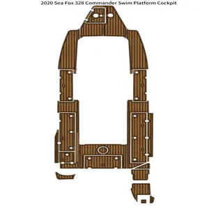 2020 Zee Vos 328 Commandant Zwemplatform Cockpit Pad Boot Eva Foam Teak Vloer Mat Seadek Marinemat Gatorstep Stijl Zelfklevend