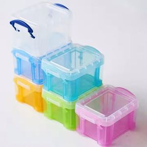 Caja Organizadora de Plástico Transparente con Cierre, Mini, Color Caramelo, para Almacenamiento de Cosméticos, Aretes y Joyería, Venta al Por Mayor Personalizada - Product Image 6