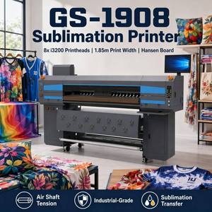 Impresora de Sublimación de Tinta GOOSAM de 1.85m y 8 Cabezales, de Alta Velocidad, para Transferencia Textil, Impresión de Ropa Deportiva y Banderas, Uso en Fábrica - Product Image 1
