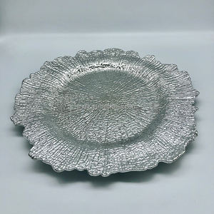 Juego de Vajilla para Cena al por Mayor, <span class=keywords><strong>Cubiertos</strong></span> Resistentes, Platos de Plástico con Borde Plateado <span class=keywords><strong>y</strong></span> Dorado para Bodas, Fiestas <span class=keywords><strong>y</strong></span> Eventos - Product Image 4