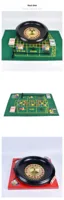 Roulette Wheel Set 16 Zoll Glücksspiel rad mit reversiblem Roulette und Black Jack Table Cotton Chips 2 Kartendecks