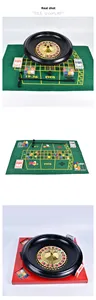 Jeu de roues de <span class=keywords><strong>roulette</strong></span> Roue de jeu de 16 pouces avec <span class=keywords><strong>roulette</strong></span> réversible et croustilles de coton de table Black Jack 2 jeux de cartes - Product Image 5
