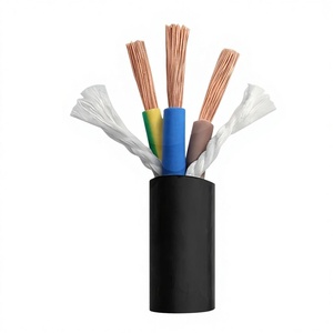 כבל חשמל גמיש מבודד EPR נחושת טהורה H07RN-F 4*6mm2 YC, 2/3/4/5 גידים, 2.5/4/6/10/16 מ\"מ, 450/750V, לשימוש בתחנות כוח - Product Image 1