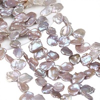 Perles de culture d'eau douce baroques naturelles, blanches, irrégulières, semi-finies pour la fabrication de bijoux, collier fait main DIY