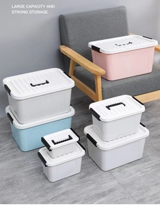 Grande capacité Portable Transparent boîte de <span class=keywords><strong>rangement</strong></span> des aliments maison jouet vêtements organisateur conteneur boîtes à médicaments salle de bain stockage - Product Image 6