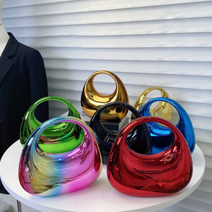 Borsa a tracolla in acrilico dorato colorato moda 2025 da donna borsa da sera traboccante da donna borsa da festa nuziale <span class=keywords><strong>Chic</strong></span> da donna - Product Image 3