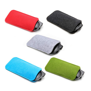 Étui à lunettes en feutre créatif et élégant, étui de voyage personnalisable pour lunettes de soleil, sac de rangement minimaliste pour lunettes. - Product Image 1
