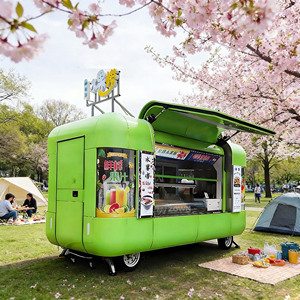 Simple Operation Mobile Food <b>Trailer</b> Street Fast Food Cart for Beginner Business - Product Image 1