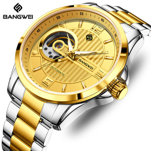 Reloj automático LIGE para hombre, caja y correa de acero inoxidable, resistente al agua, 30 bar, movimiento japonés - Product Image 6