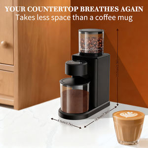 <span class=keywords><strong>Molinillo</strong></span> <span class=keywords><strong>de</strong></span> Café Cónico Automático Profesional Multifuncional <span class=keywords><strong>de</strong></span> Plástico con 25 Ajustes <span class=keywords><strong>de</strong></span> Molienda - Eléctrico y Ajustable para Café Francés - Product Image 2