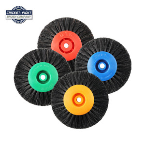 Cricket-Fight <b>Brush</b> Company Rotifix Polishing <b>Brush</b> <b>Wheel</b> 78mm Diameter Pig Bristle For Jewelry Hardware Polishing - Product Image 1