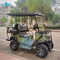 Véhicule tout-terrain pour adultes, quad électrique, voiturette de golf 4 places