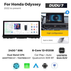 Sistemas Multimedia para Automóviles Android para Honda <span class=keywords><strong>Odyssey</strong></span> 2022 en Adelante, Pantalla de 12.3 Pulgadas, Navegación, Música, CarPlay, Android Auto - Product Image 3