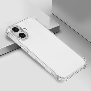 Прозрачный чехол для телефона Laudtec для <span class=keywords><strong>Iphone</strong></span> 17 Air Promax, Простой Противоударный прозрачный чехол с высоким мягким логотипом на заказ Sjk1009 - Product Image 5