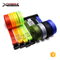 Sangles à boucle à came personnalisées, petites et sans fin, 1 pouce, 25 mm, 250 kg, noires, avec logo personnalisé, sangles d'arrimage à boucle à came