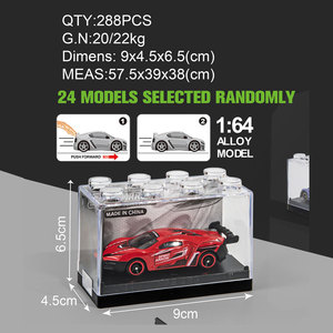 Coches <span class=keywords><strong>de</strong></span> Juguete <span class=keywords><strong>de</strong></span> Aleación Metálica Fundida a Presión a Escala 1:64, Coches Deportivos, Coches Clásicos, Modelo a Escala, <span class=keywords><strong>Hot</strong></span> <span class=keywords><strong>Wheels</strong></span>, Estuche Transparente para Exhibición <span class=keywords><strong>de</strong></span> Bloques <span class=keywords><strong>de</strong></span> Construcción - Product Image 2