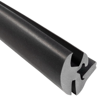 Bande d'étanchéité en caoutchouc pour porte de fenêtre, 5 m, en Silicone, EPDM, bande en éponge d'extrusion, joint d'étanchéité, en aluminium