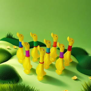 Pop Tubes - Juguete elástico con forma de pato amarillo, juguete musical con sonido para el baño, para niños de 2 a 4 años, unisex - Product Image 1