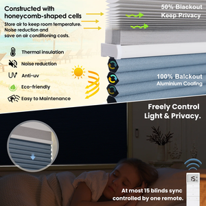 Up <strong>and</strong> Down <strong>Both</strong> Open Home Decoration Horizontal Honeycomb Double Cell <strong>Blind</strong> Electric Perfect Fit Honeycomb <strong>Blinds</strong> - Product Image 3
