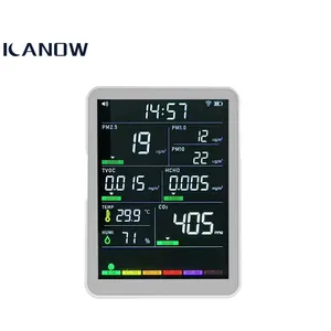 Analizzatore di qualità del Gas dell'aria sistema di rilevatore di Monitor per apparecchiature interne inquinamento Smart Multi Pm 2.5 10 dispositivo Aire4G Desktop